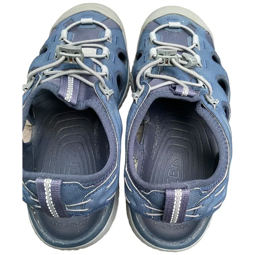 KEEN navy closed-toe water shoe outdoor sandals hiking Size men’s US8